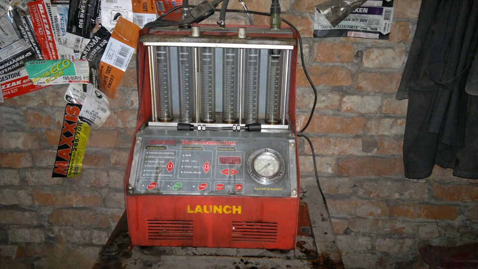 Промывка форсунок на стенде — Toyota Carina (7G), 1,8 л, 2001 года ...