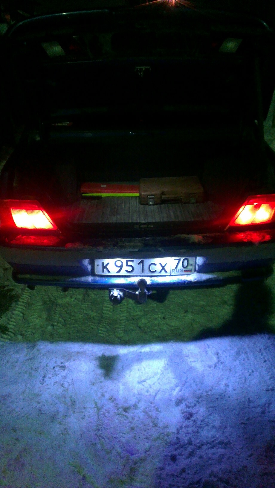 Подсветка гос. номера — Lada 2115, 1,5 л, 2005 года | стайлинг | DRIVE2