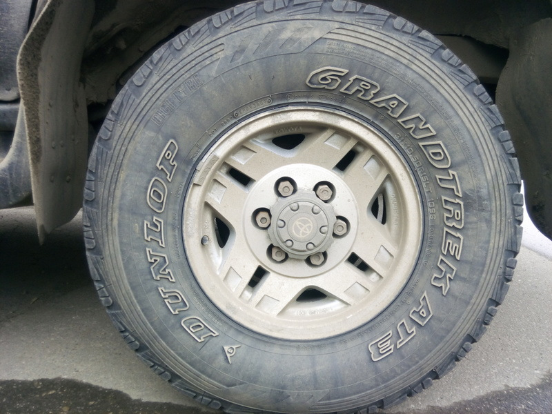  dunlop grandtrek at3 31x10 5x15 toyota 4runner ii 3 1994