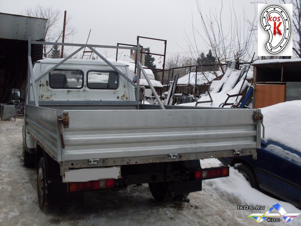 Оцинкованные борта для "Газели". 14 000 р за 3 борта. — 1kos.ru на DRIVE2