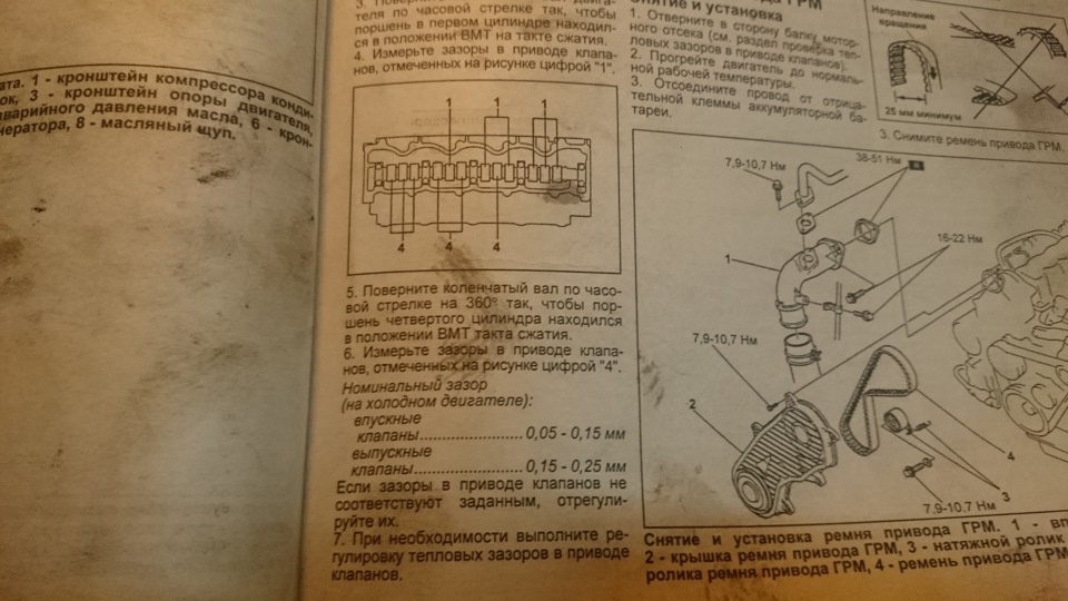 регулировка клапанов двигатель vvl mazda mpv 1988