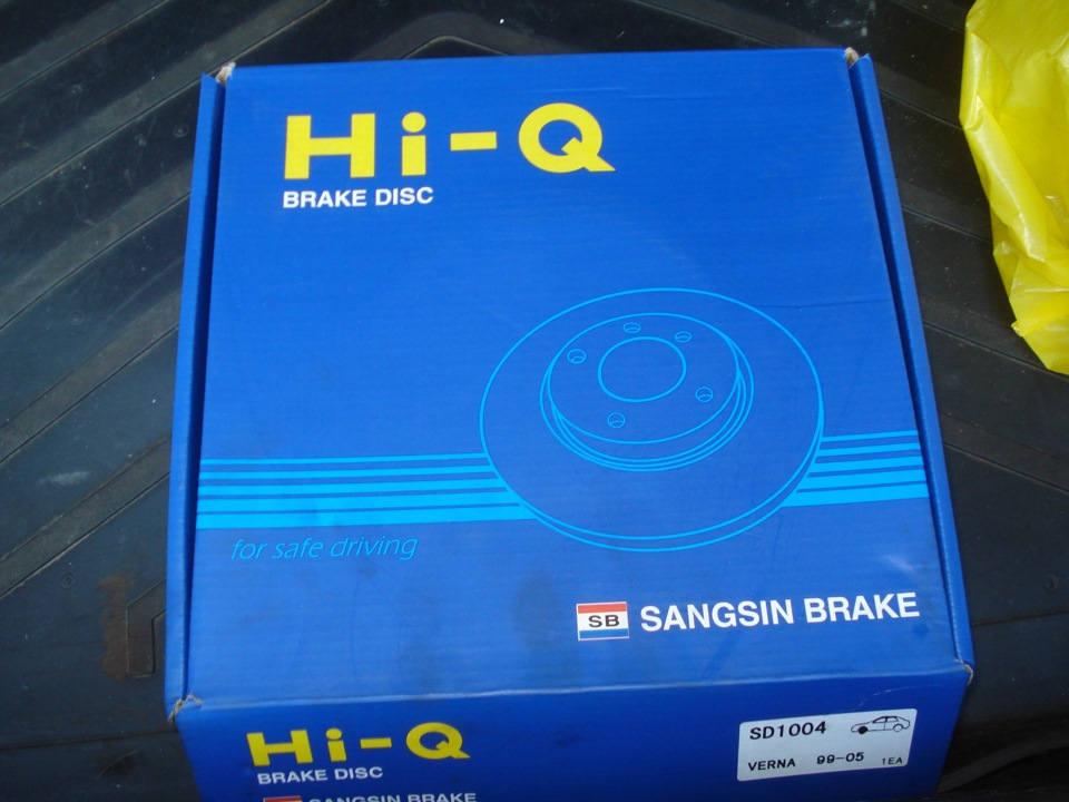 Замена тормозных дисков и колодок — Hyundai Accent (2G), 1,5 л, 2008 ...