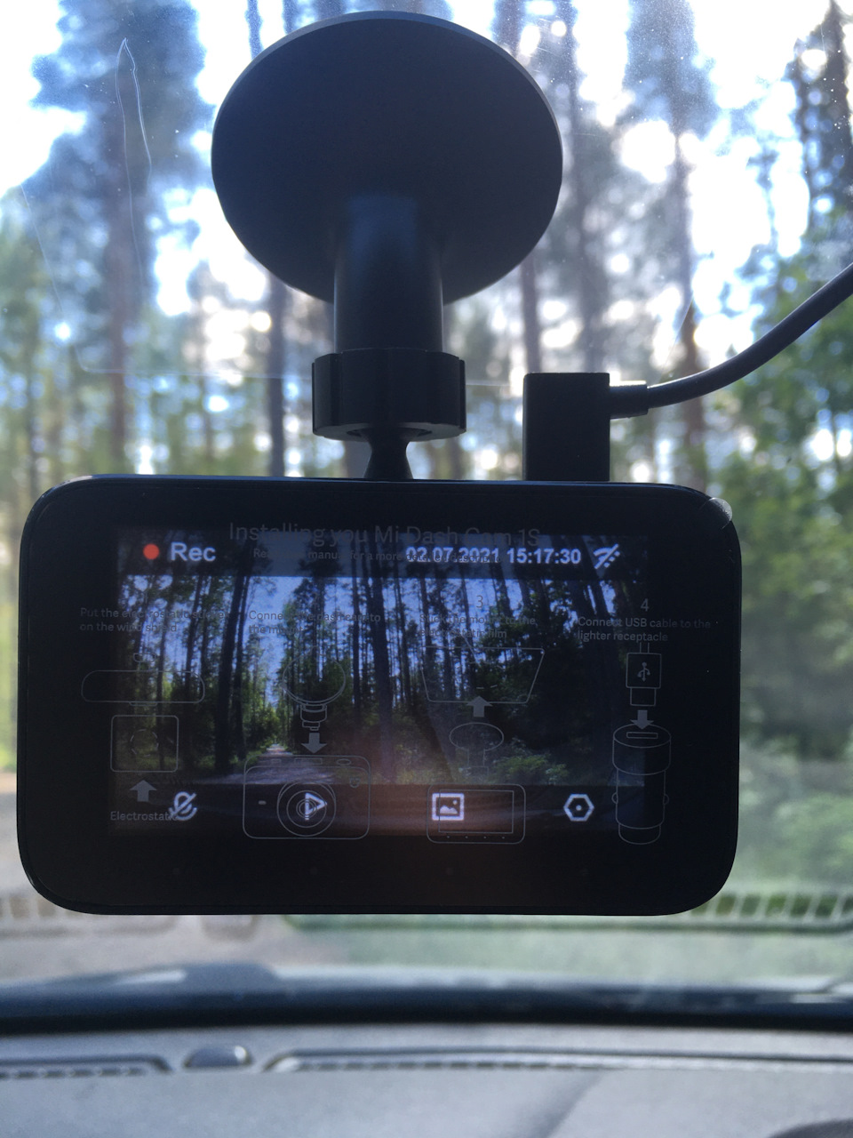 Mi dash cam 1s — Hyundai Elantra (5G), 1,6 л, 2014 года | аксессуары |  DRIVE2