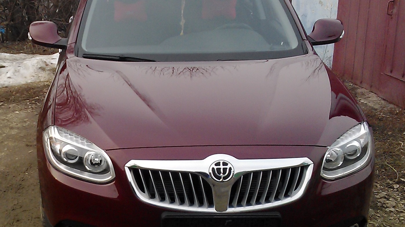 Brilliance V5 1.6 бензиновый 2015 | Темно-вишневый на DRIVE2