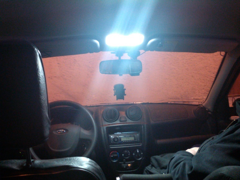 Свет в салоне — Lada Гранта (1G), 1,6 л, 2013 года | электроника | DRIVE2