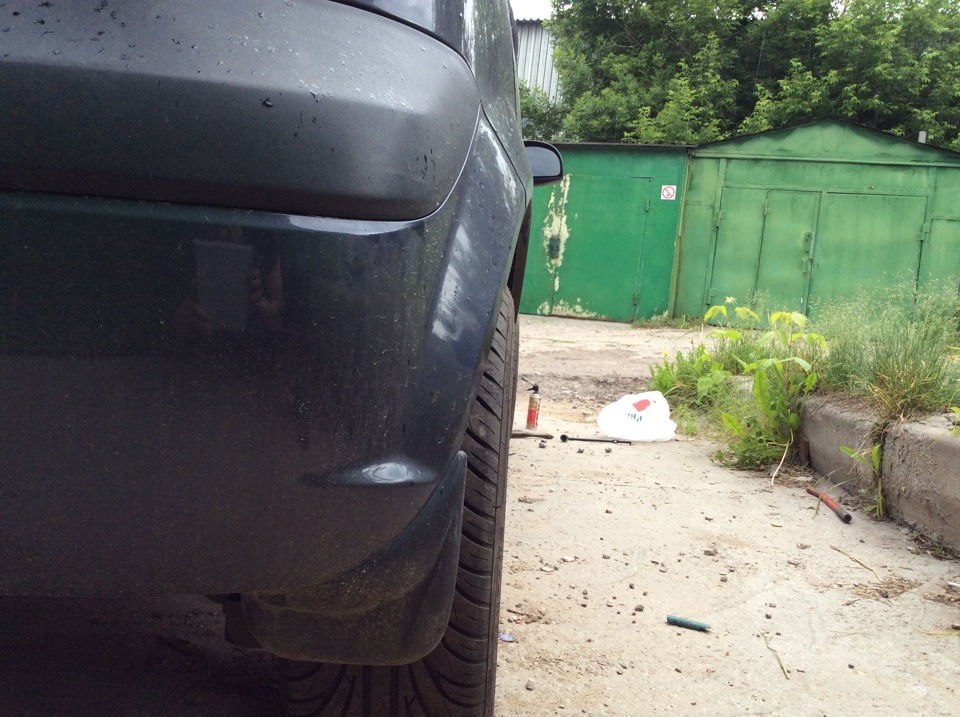 Замена шпилек и расширение задней колеи. Часть 2. — Hyundai Getz, 1,6 л ...