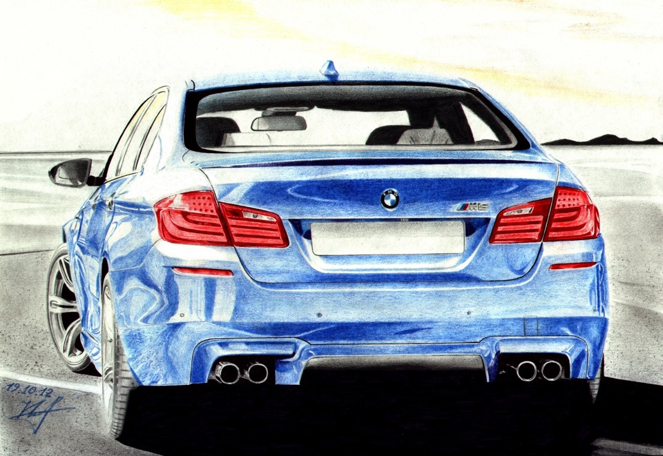 Bmw m5 f90 рисунок