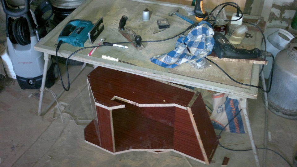 Решил собрать короб для саба в крыло) — Hyundai Accent (3G), 1,5 л ...