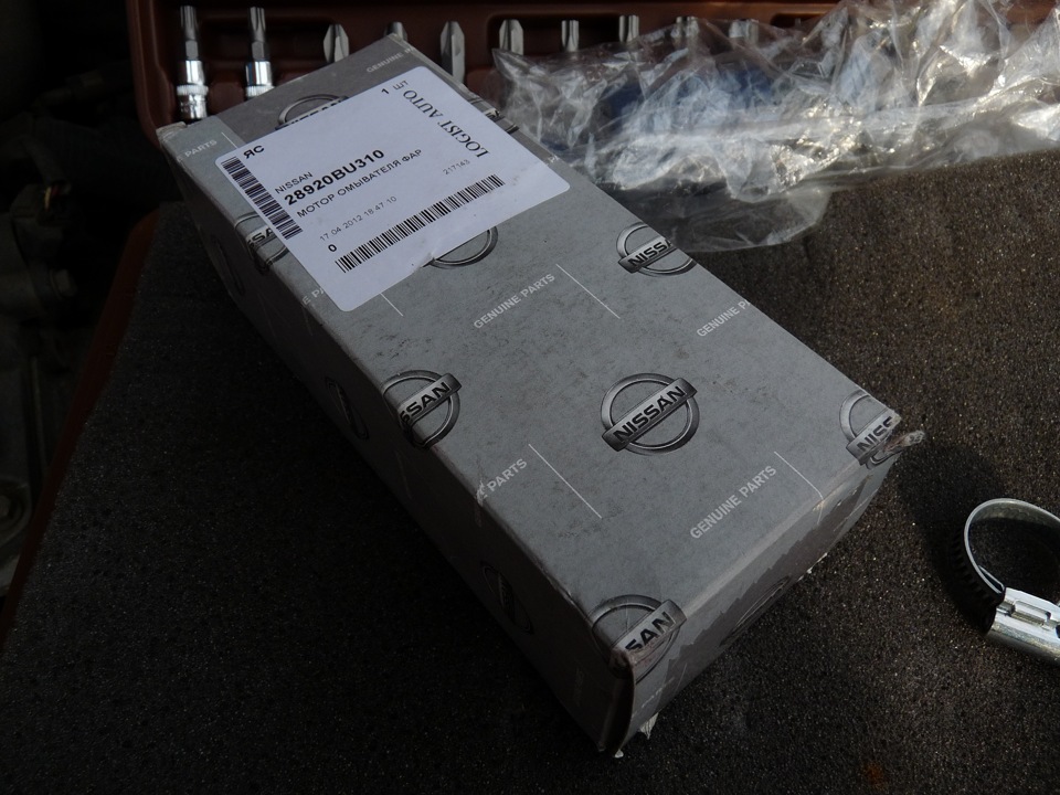 28920BU310 Моторчик омывателя NISSAN INFINITI | Запчасти на DRIVE2