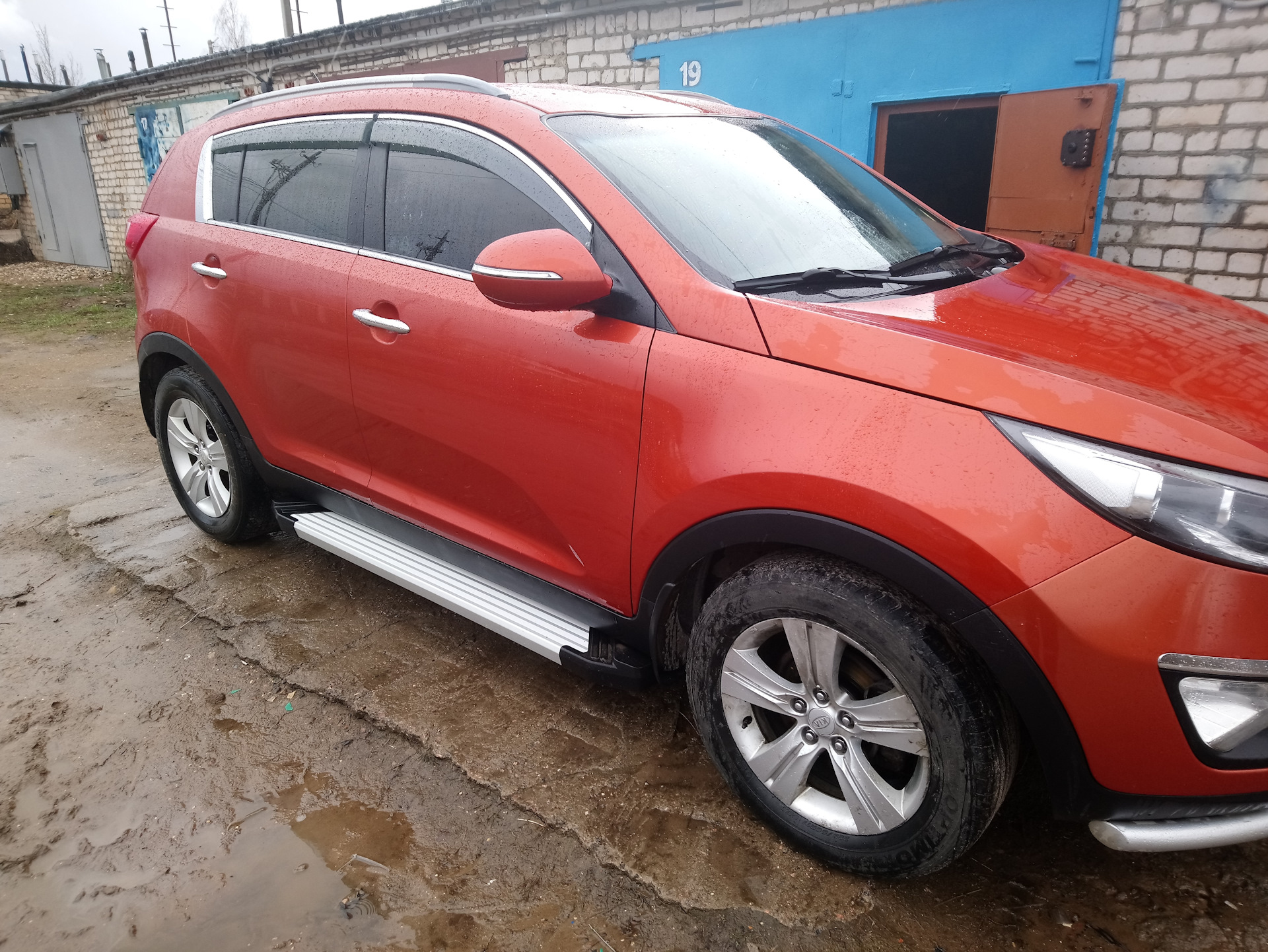 пороги kia sportage 3