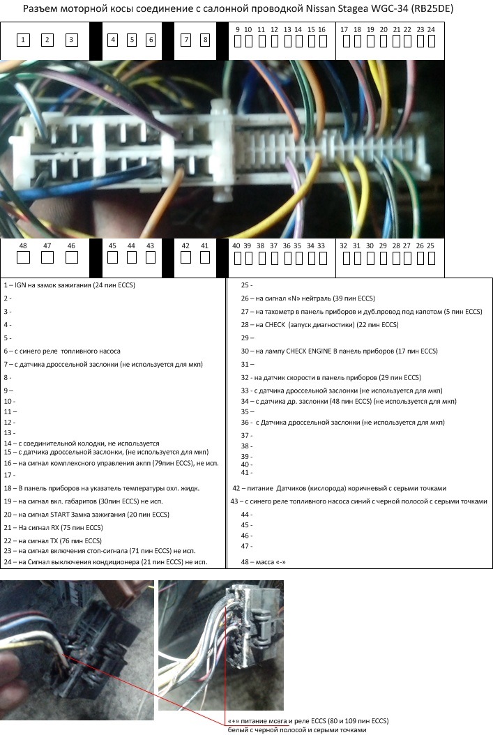 Схема проводки nissan cefiro a32