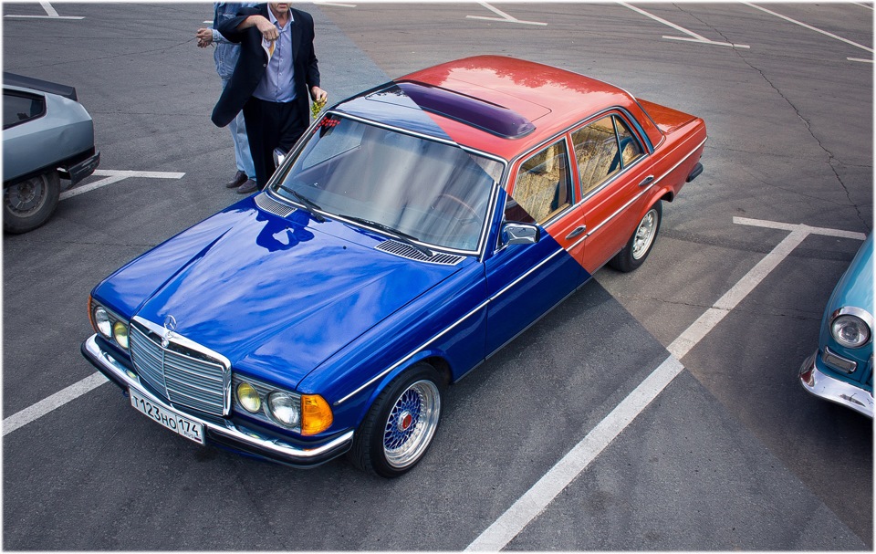 Мерседес w123 Lowrider