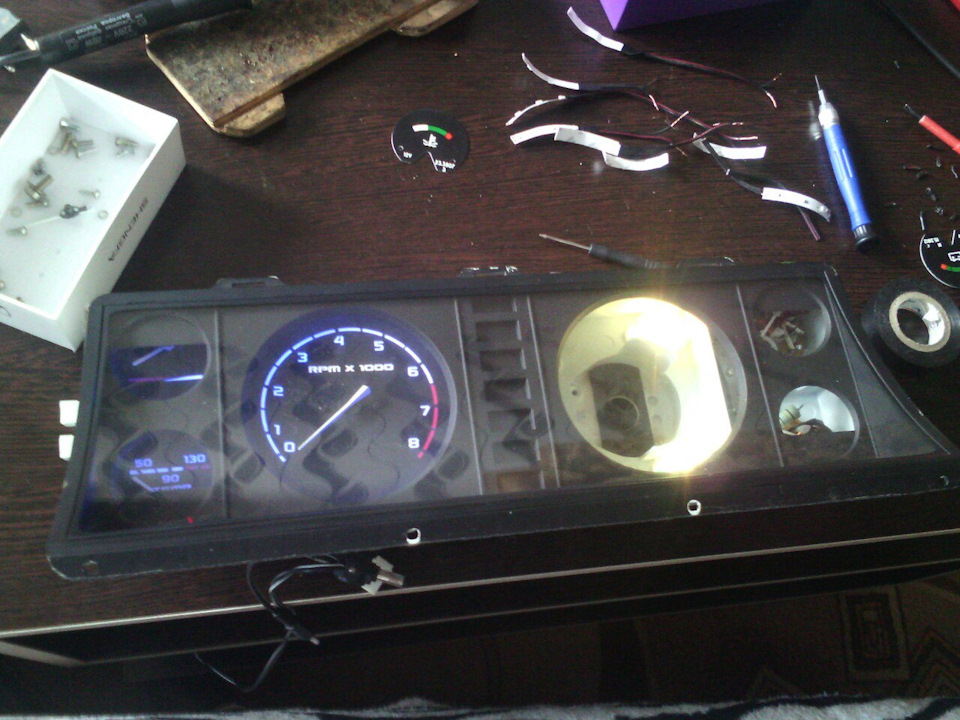 Замена шкал панели приборов — Lada 21074, 1,5 л, 2008 года ...