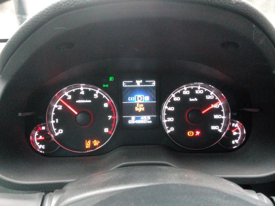 панель приборов субару аутбек