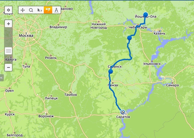 Йошкар ола расстояние машине. Саратов -Йошкар Ола путь. Саратов Йошкар-Ола расстояние. Саратов Йошкар Ола трасса.