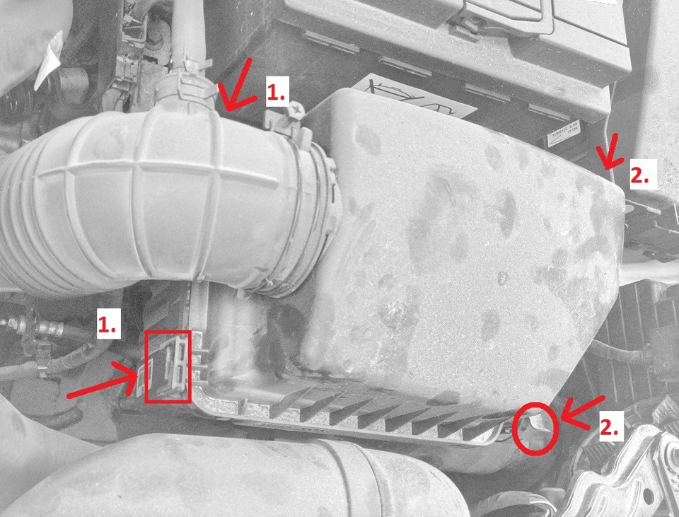 Меняем воздушный фильтр двигателя — Hyundai i30 (2G), 1,6 л, 2013 года ...