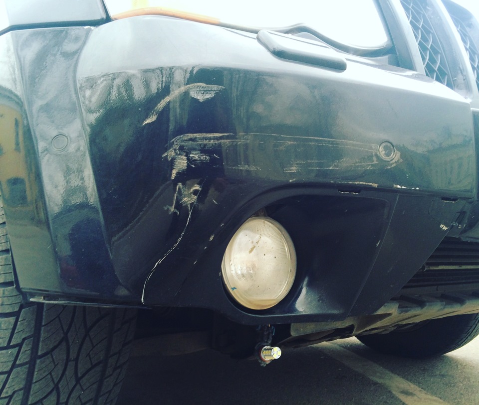 Косметический ремонт передка — Jeep Grand Cherokee (WK), 3 л, 2008 года ...