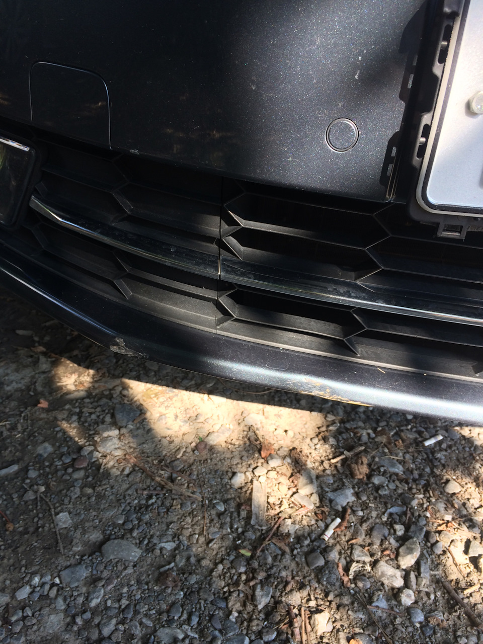 Притер бампер — Skoda Superb Mk2, 1,8 л, 2014 года | кузовной ремонт ...