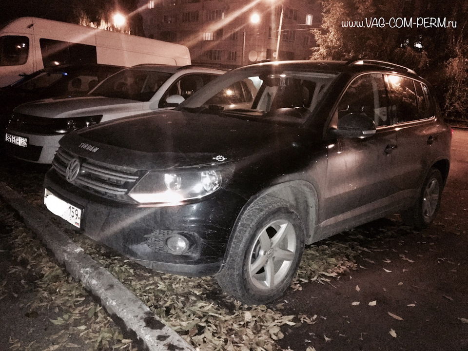 Volkswagen Tiguan 2013 активация комплекса функций, прошивка рулевой ...