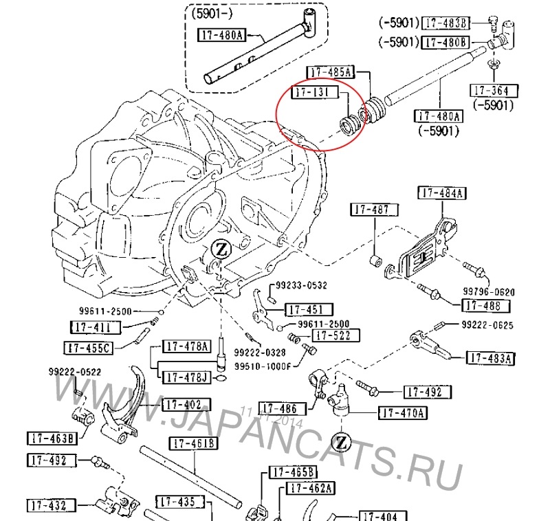 Схема акпп мазда 6 gh 2008