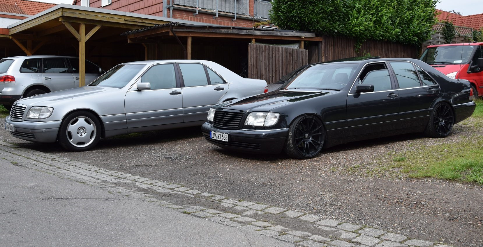 Mercedes Benz w140 stance