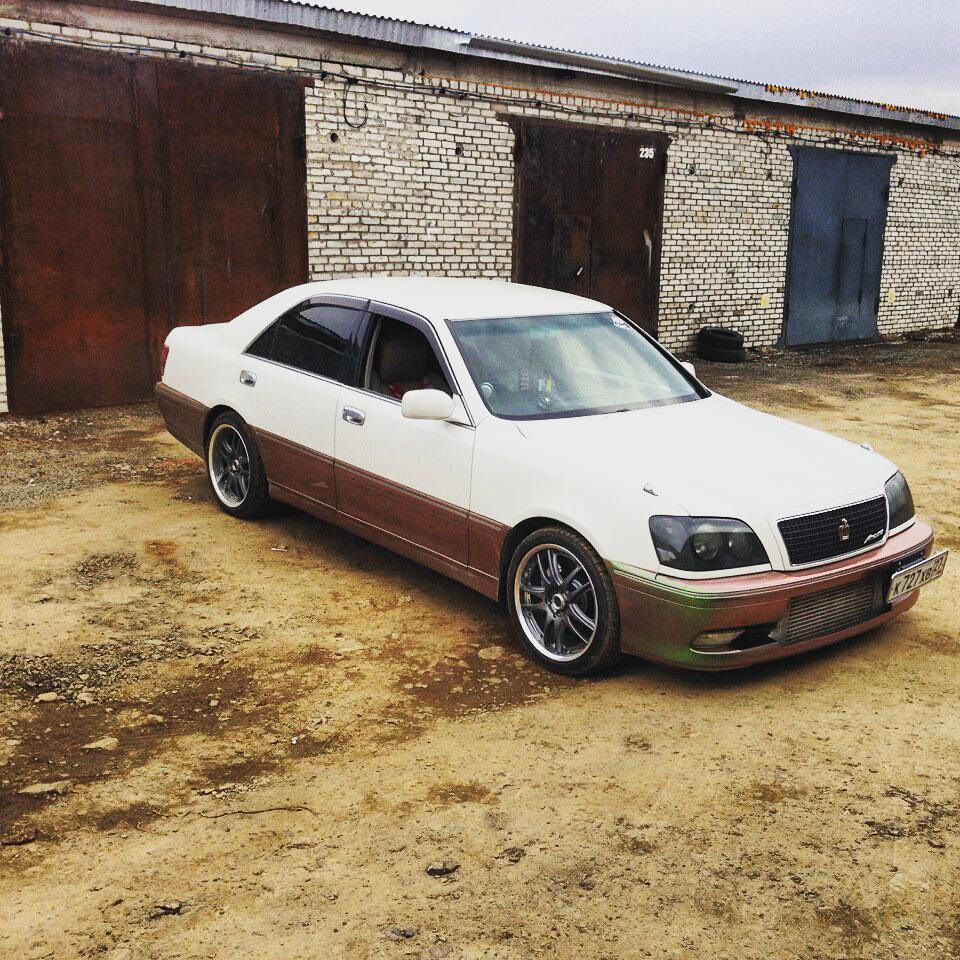 Наконец-то выкатились ) новый облик с RAYS — Toyota Crown (S170), 2,5 л ...