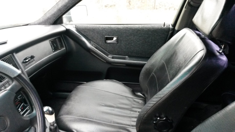 Обтяжка потолка и дверных карт карпетом — Audi 80 (B4), 2,3 л, 1992 ...