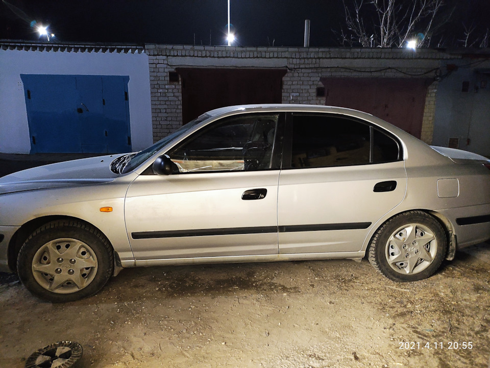 Ремонт и покраска сгнившей двери — Hyundai Elantra (3G), 1,6 л, 2005 ...