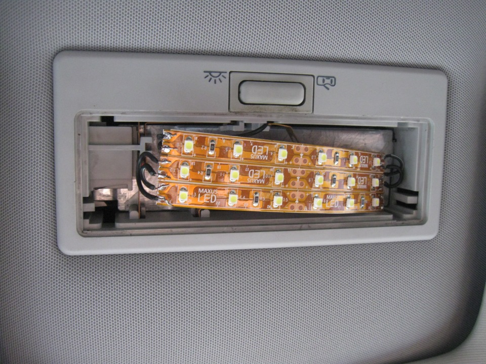 Освещения салона. — Volkswagen Transporter T4, 1,9 л, 2001 года ...