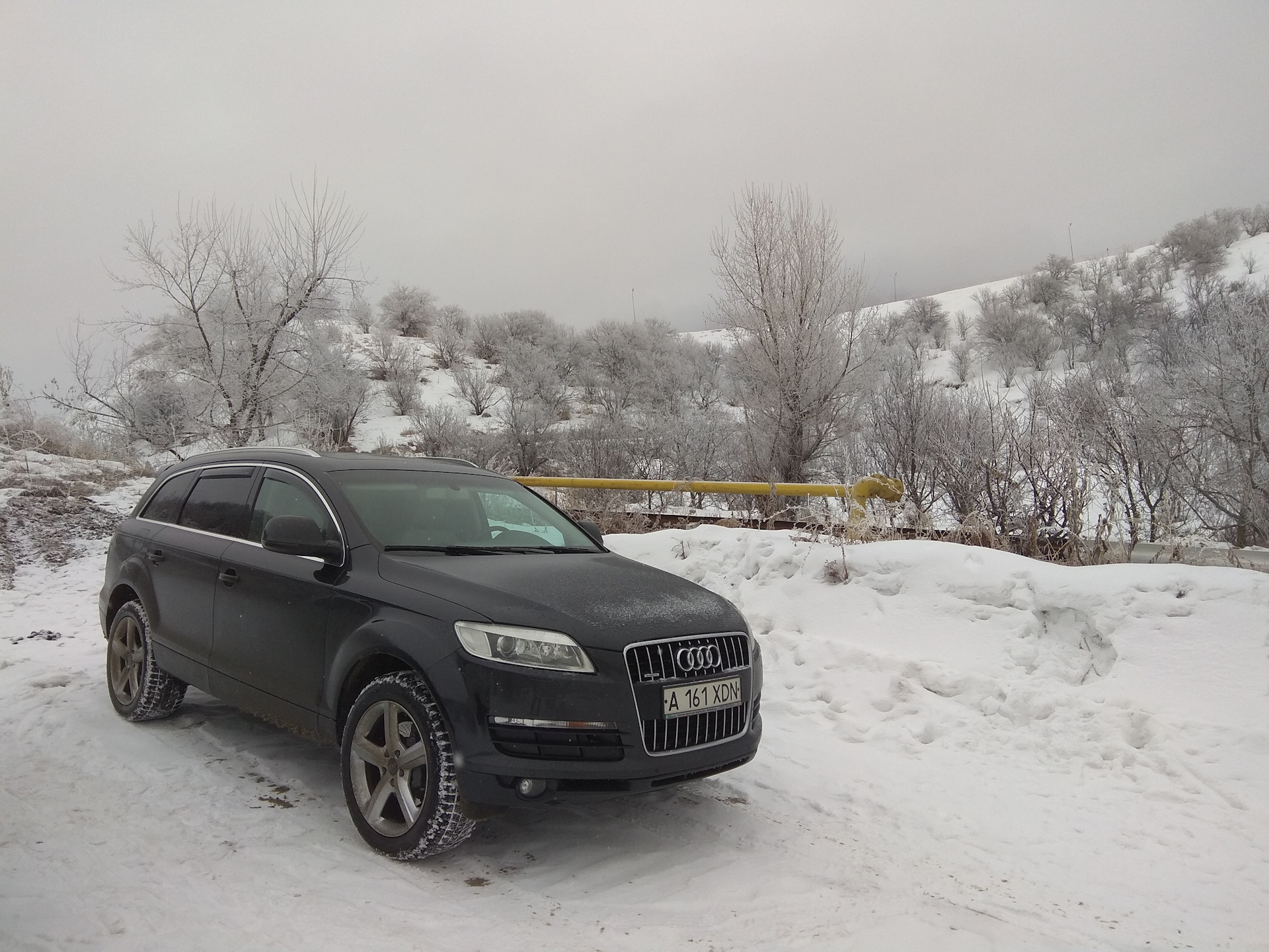 Очередные выходные позади. Съездил покатать детей на горки — Audi Q7 (1G),  3,6 л, 2007 года | другое | DRIVE2