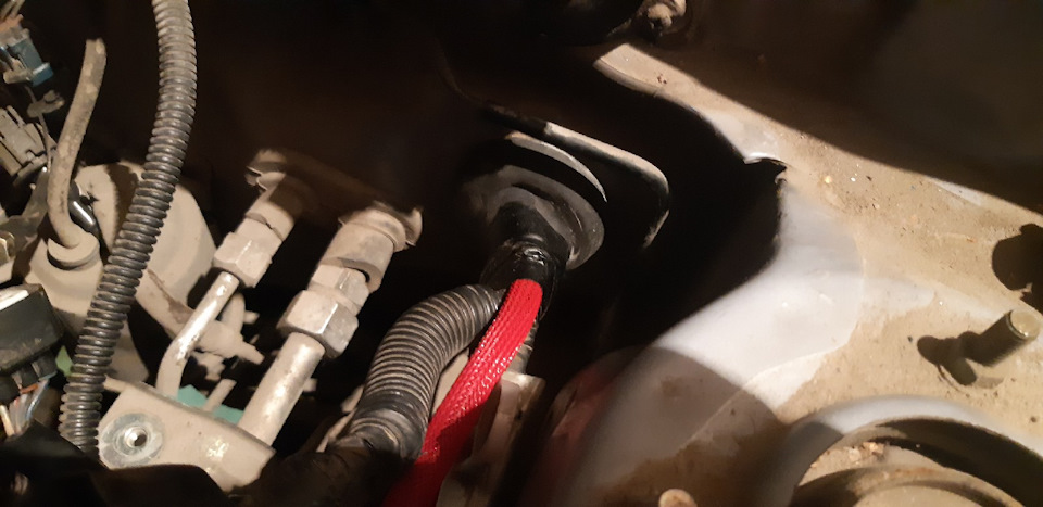 Силовой акустический кабель — Toyota Corsa (5G), 1,3 л, 1996 года ...