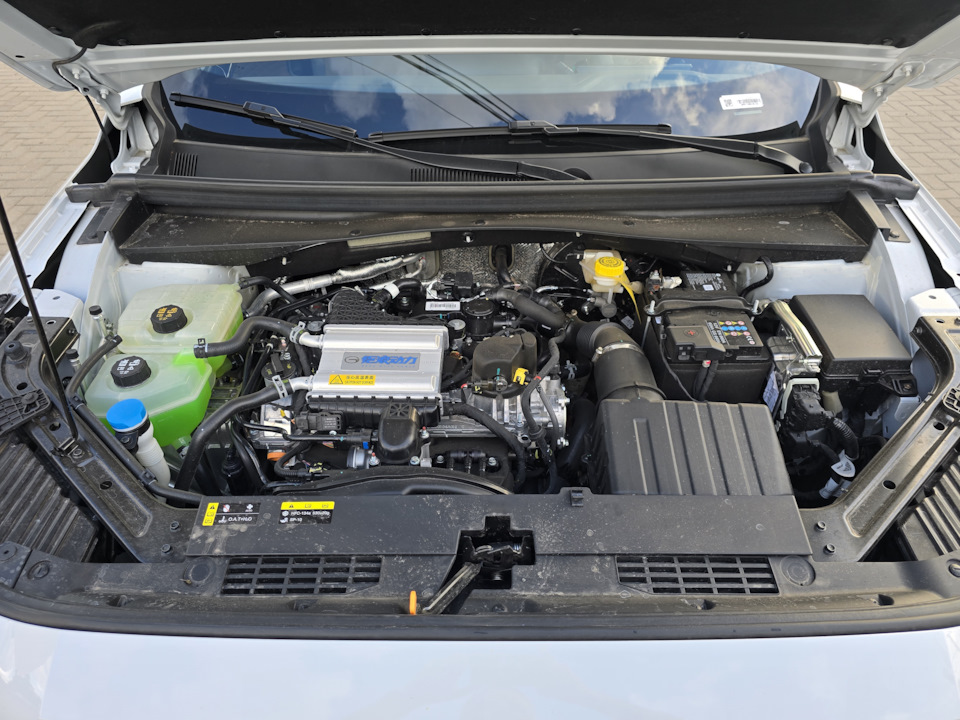 Подкапотное пространство ничем не прикрыто — GAC GS4