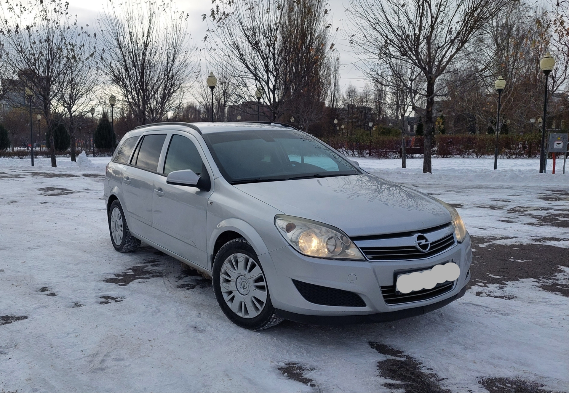 ❄️❄️❄️То прошли, машина готова к зиме. ❄️❄️❄️ — Opel Astra H, 1,8 л, 2007  года | фотография | DRIVE2