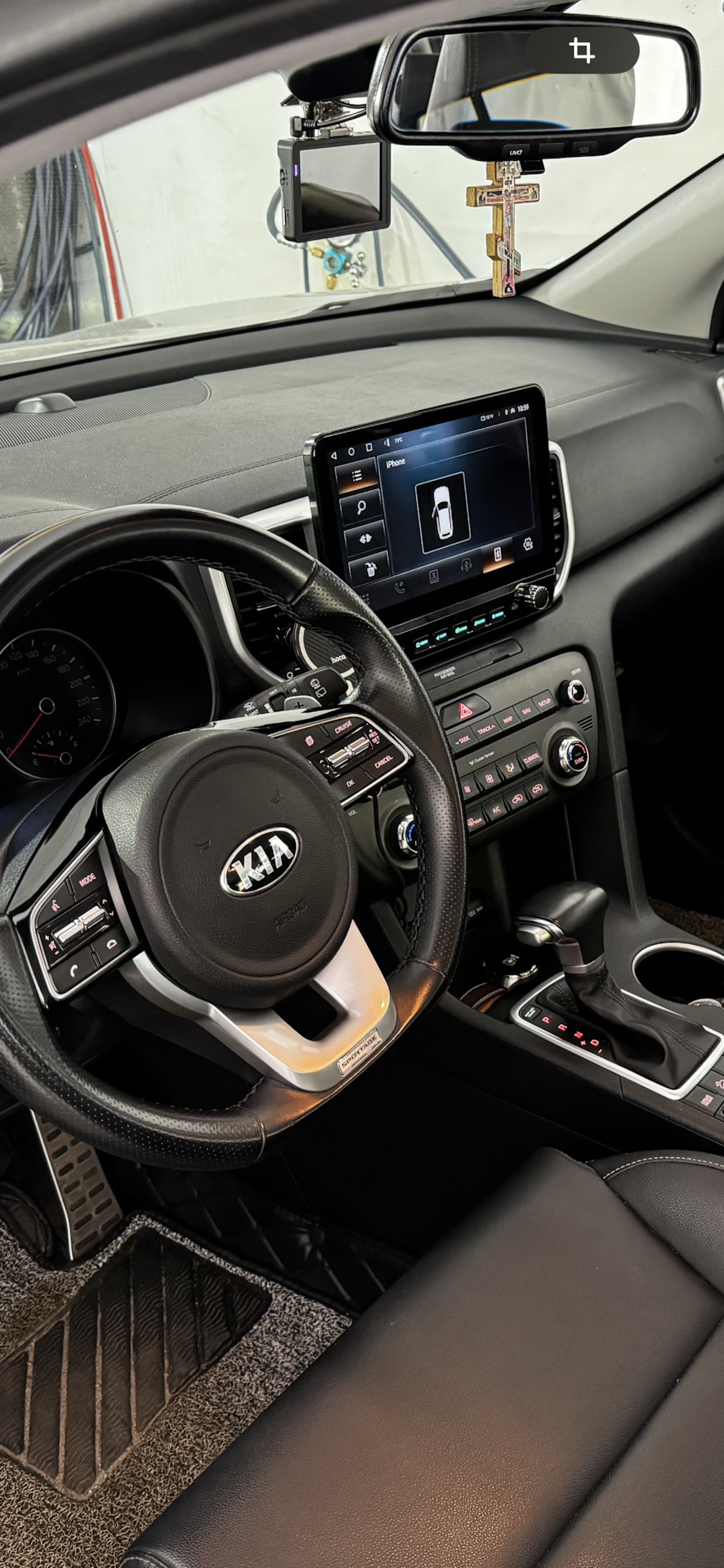 Магнитола — KIA Sportage (4G), 2 л, 2018 года | аксессуары | DRIVE2