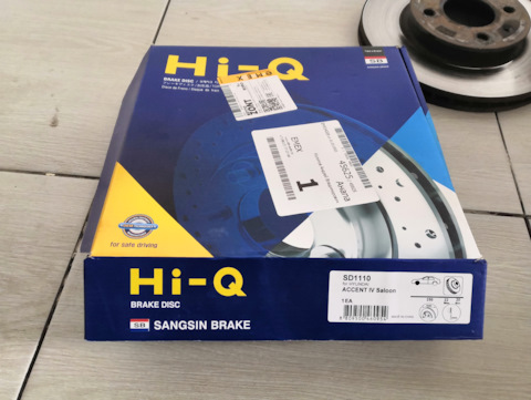 SD1110 Диск тормозной передний SANGSIN | Запчасти на DRIVE2