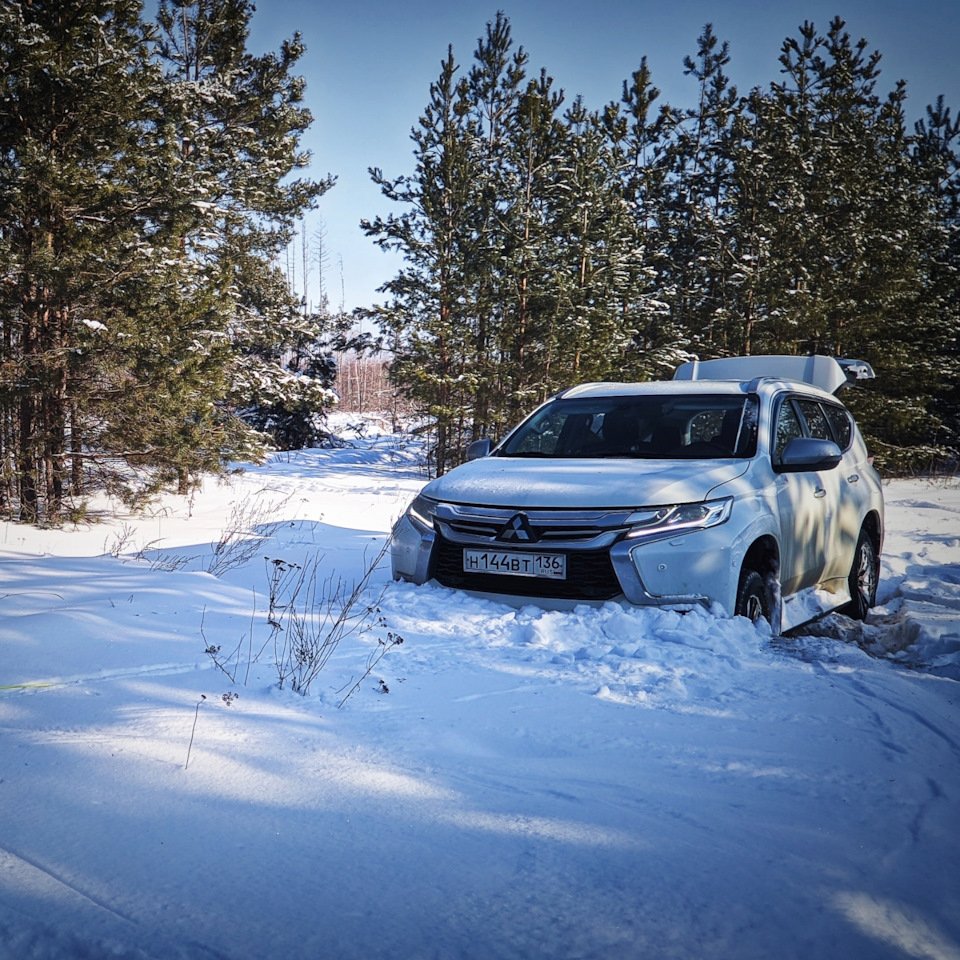 Выбор режима для езды по снегу — Mitsubishi Pajero Sport (3G), 2,4 л, 2017  года | покатушки | DRIVE2