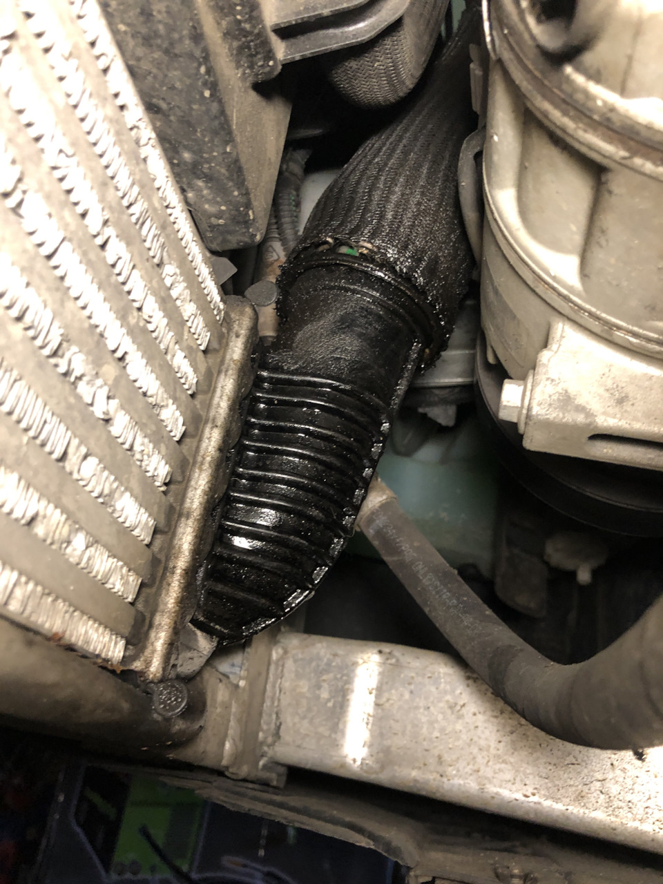 Подтекает патрубок — Renault Laguna III, 1,5 л, 2013 года | наблюдение ...