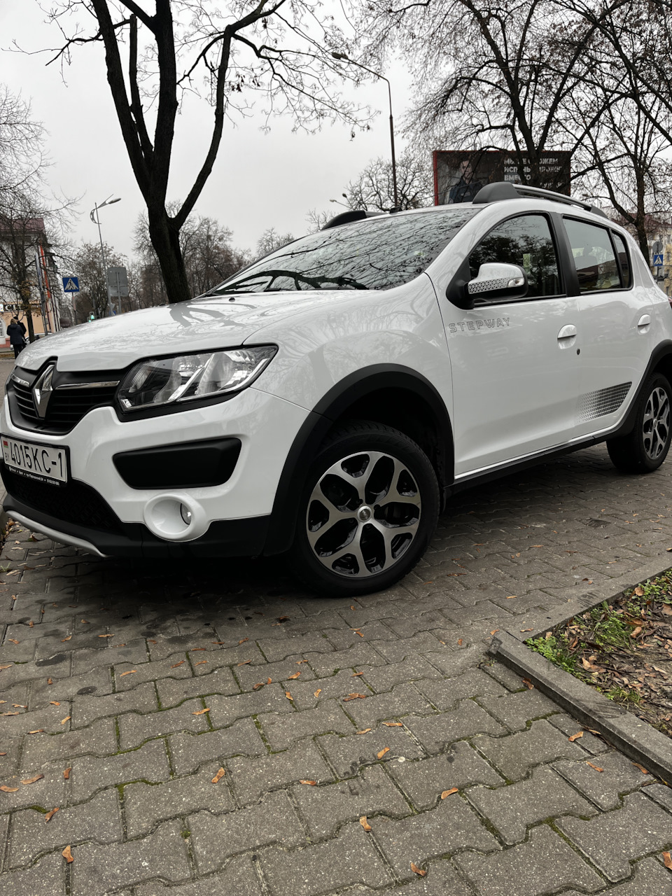 Покупка дисков K&K+переход на зиму — Renault Sandero Stepway (2G), 1,6 л,  2018 года | колёсные диски | DRIVE2