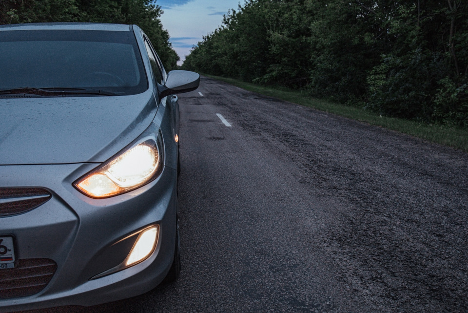 ️Тонировочная полоса на лобовое стекло — Hyundai Solaris Hatchback, 1,6 ...