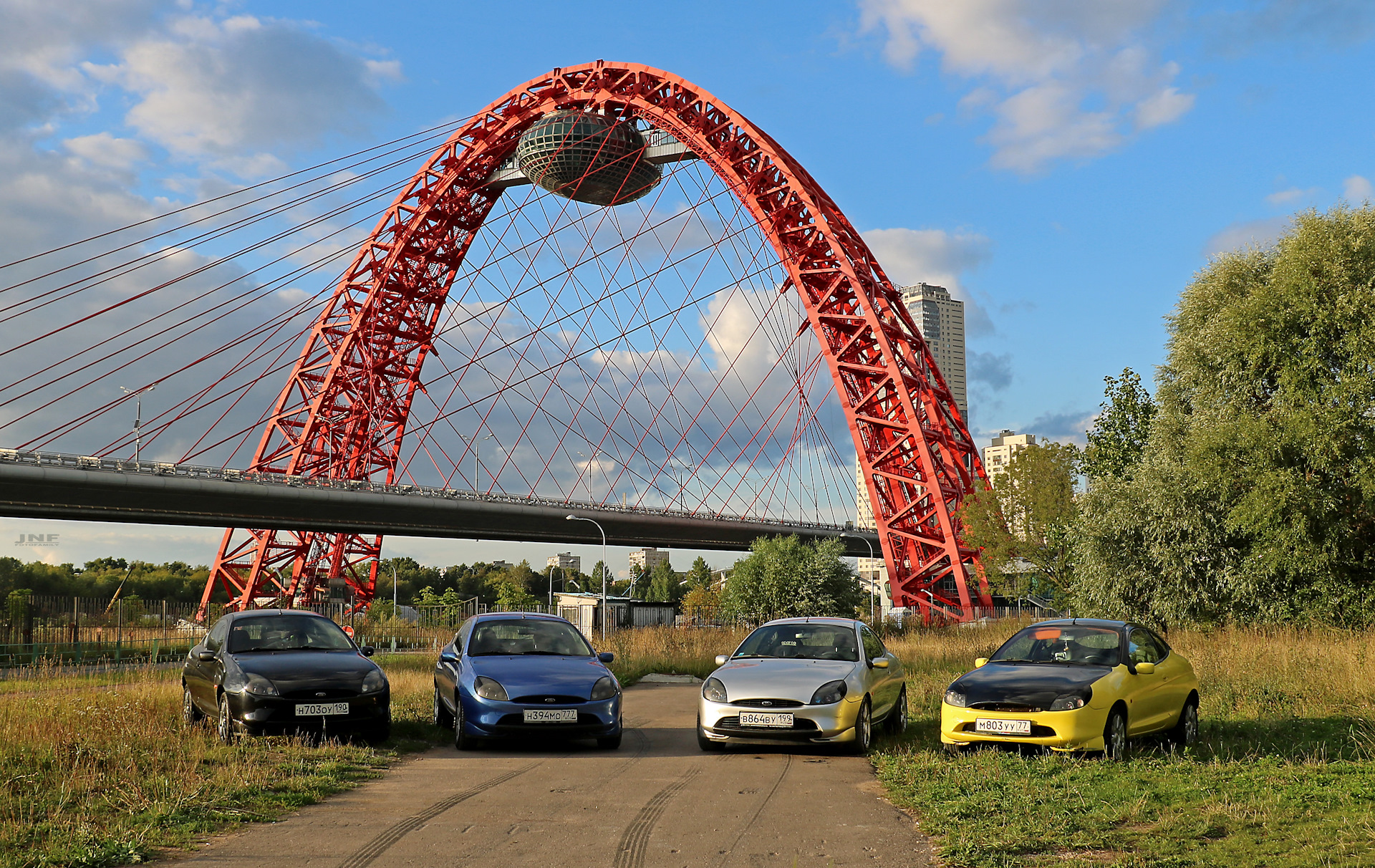 мост на машине