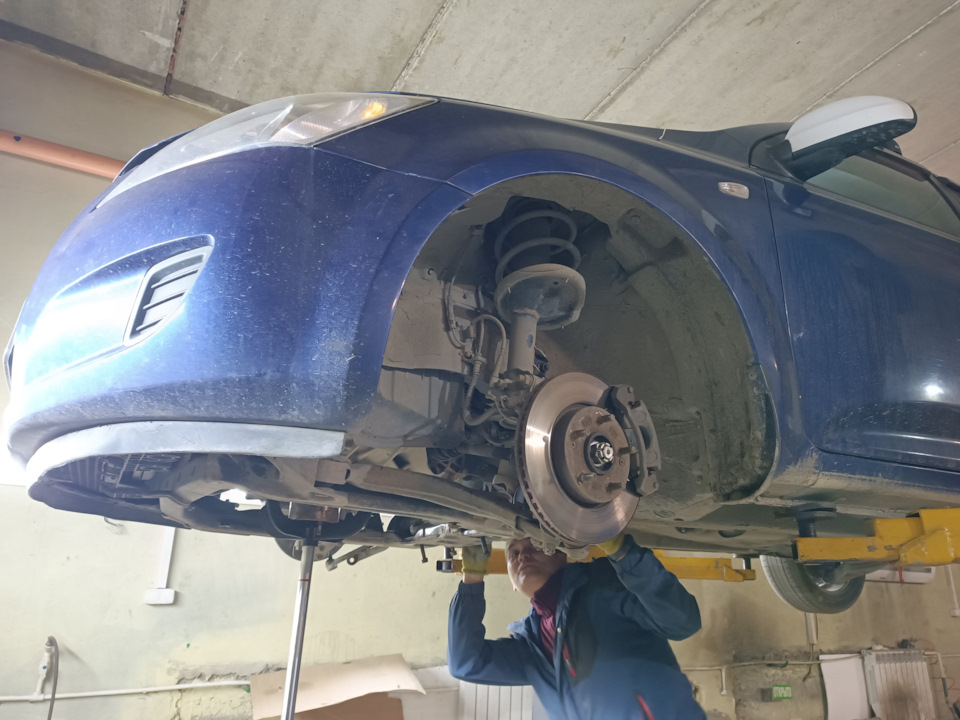 Замена рулевой рейки — KIA Ceed (1G), 1,4 л, 2008 года | своими руками ...