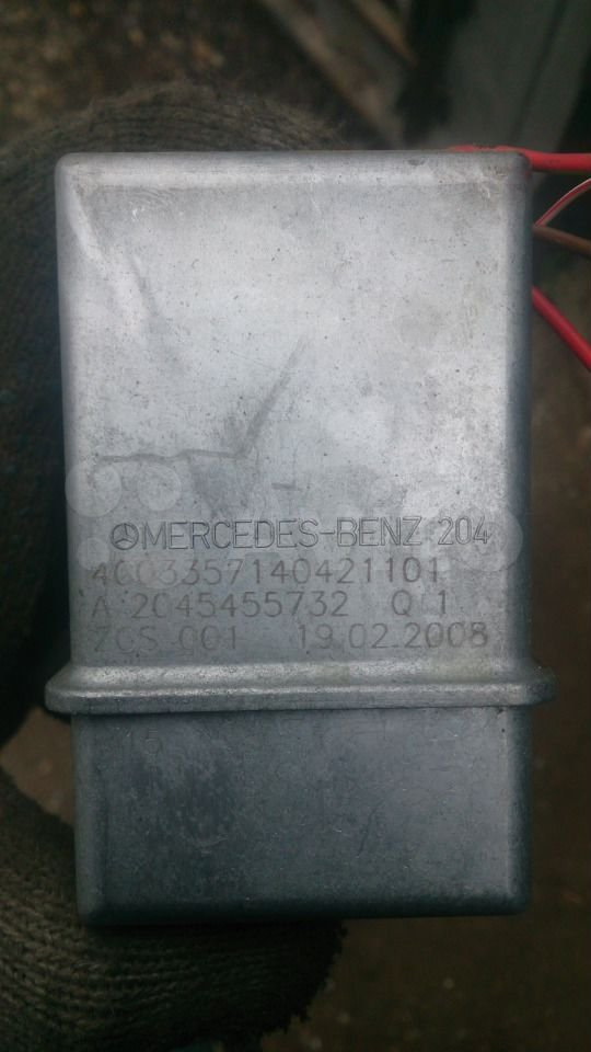 Блокиратор рулевой колонки Mercedes W204 на Mercedes-Benz C-Class (W204 ...