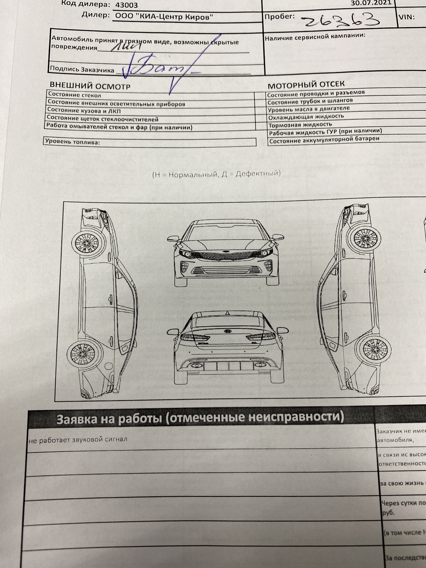 Новые сигналы. — KIA Carnival (4G), 2,2 л, 2021 года | аксессуары | DRIVE2