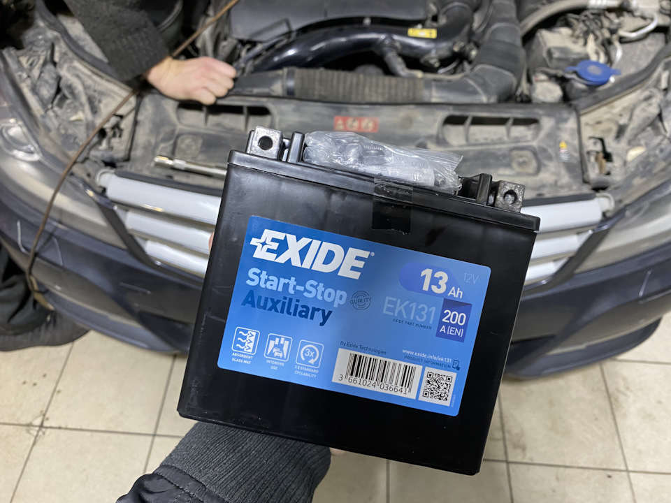 Ek131 аккумулятор exide