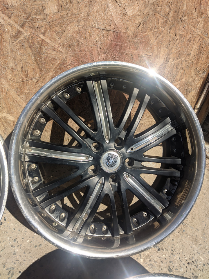 Литые диски Crimson 8,5Jx19 ET40 5x114,3 на Toyota Verossa. Б/у | 20 ...