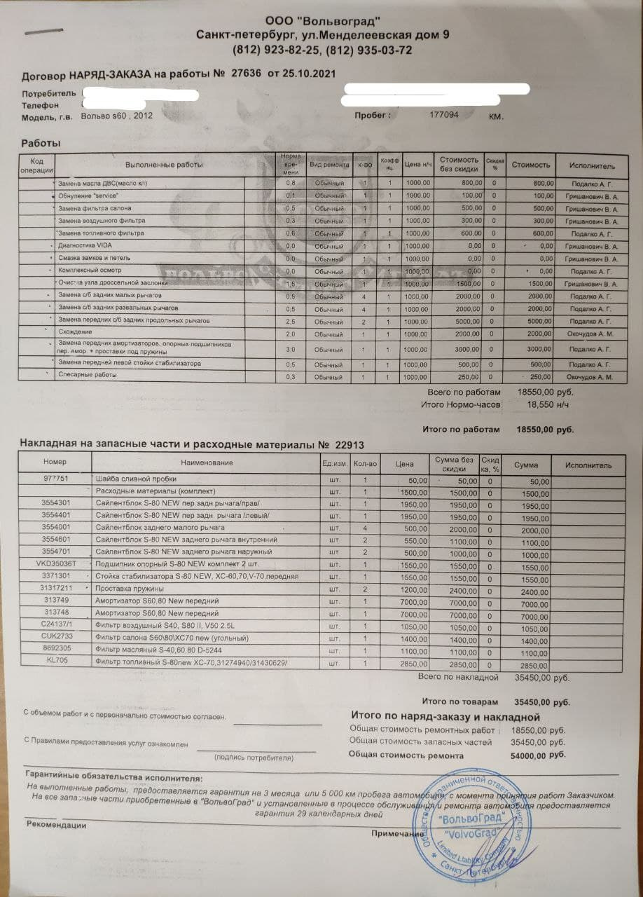 ТО-1 в моих руках — Volvo S60 (2G), 2 л, 2012 года | визит на сервис |  DRIVE2