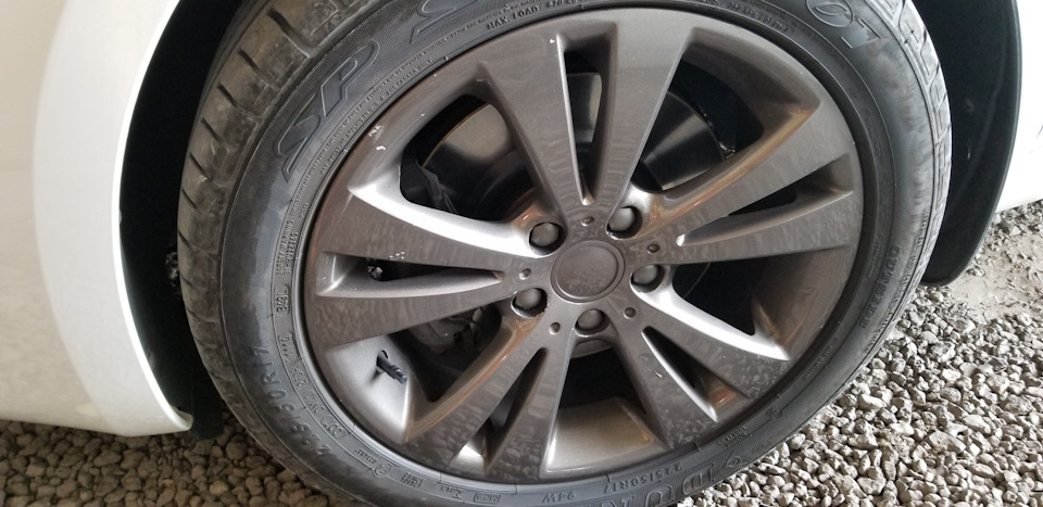Колеса — Skoda Superb Mk2, 1,8 л, 2008 года | шины | DRIVE2