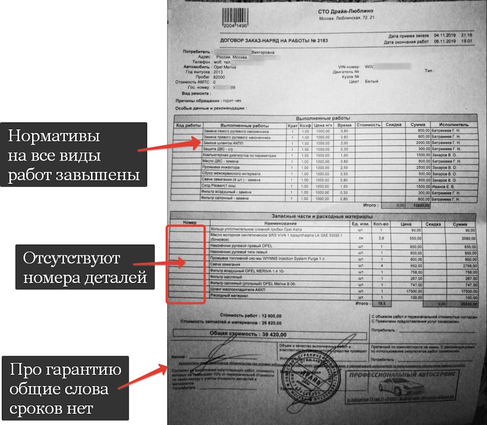 Как разводят на автосервисе? — Сообщество «Федерация автовладельцев России»  на DRIVE2