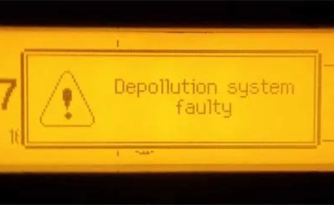 Ошибка depollution system. Ошибка depollution system