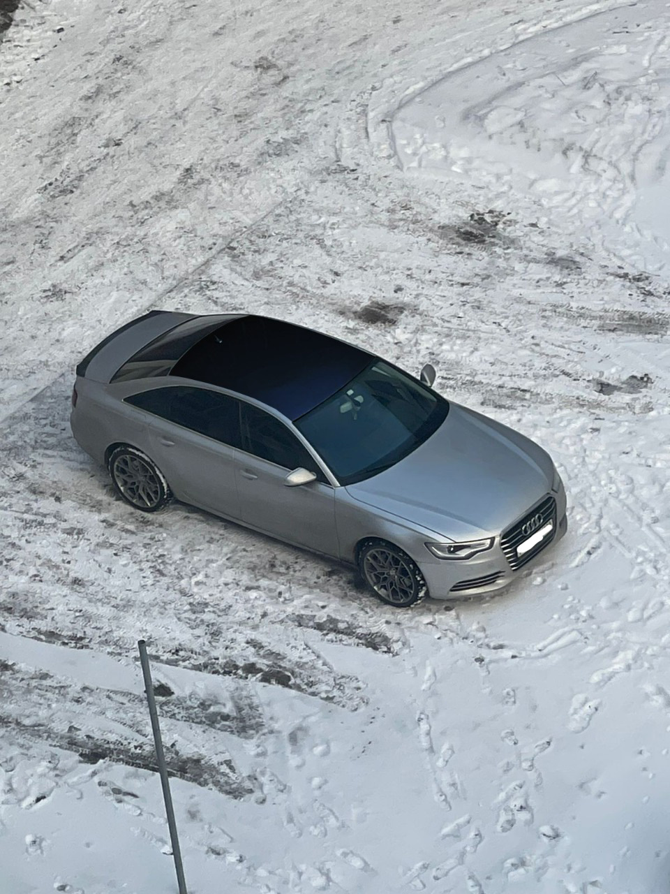 Черная крыша на серой Audi A6 C7, быть или не быть? — Audi A6 (C7), 3 л,  2011 года | стайлинг | DRIVE2